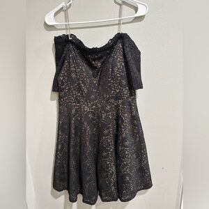 Lace off-shoulder dress